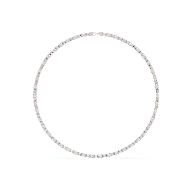 18K Gold Diamond Pavé Necklace – 18.446 ct (GNK-0015) – Necklaces by Ivanka & Co