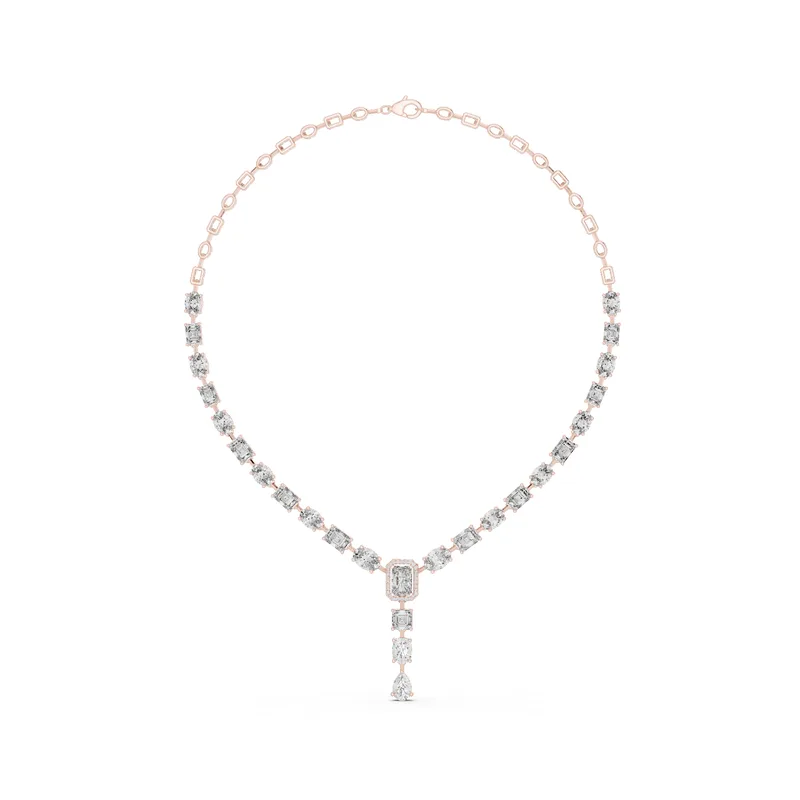 18K Gold Diamond Pavé Necklace – 21.178 ct (GNK-0021) – Necklaces by Ivanka & Co