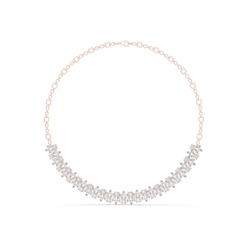 18K Gold Diamond Pavé Necklace – 23.22 ct (GNK-0023) – Necklaces by Ivanka & Co