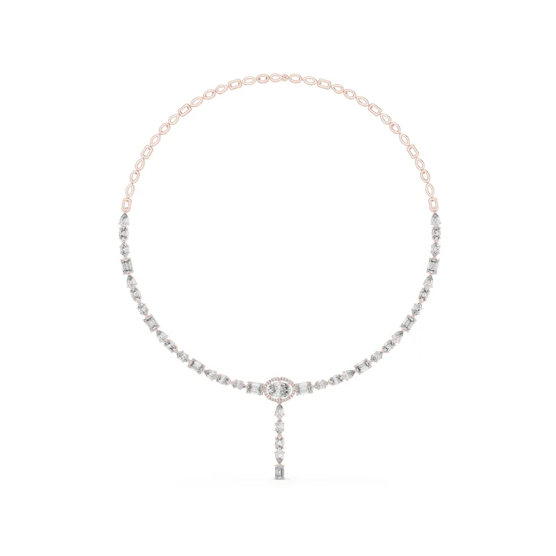 18K Gold Diamond Pavé Necklace – 14.27 ct (GNK-0027) – Necklaces by Ivanka & Co