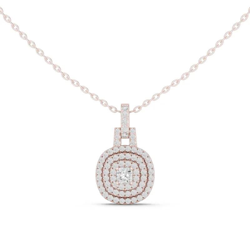18K Gold Diamond Pavé Necklace – 0.8 ct (GPD-0005) – Necklaces by Ivanka & Co