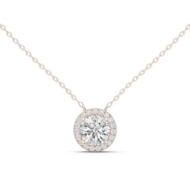 18K Gold Round Diamond Pavé Necklace – 2.385 ct (GPD-0007) – Necklaces by Ivanka & Co