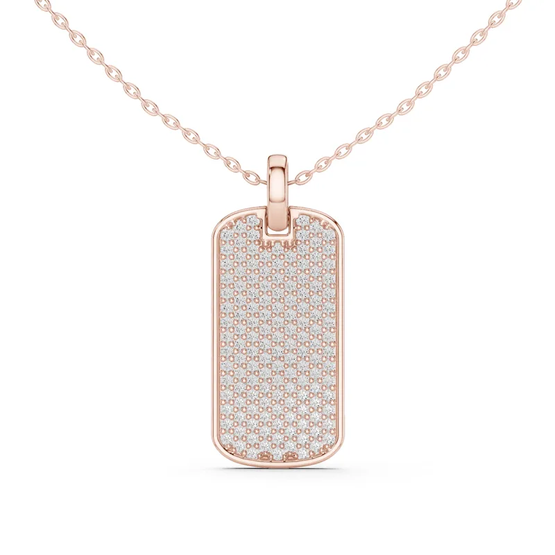 18K Gold Round Diamond Pavé Necklace – 1.39 ct (GPD-0068) – Necklaces by Ivanka & Co