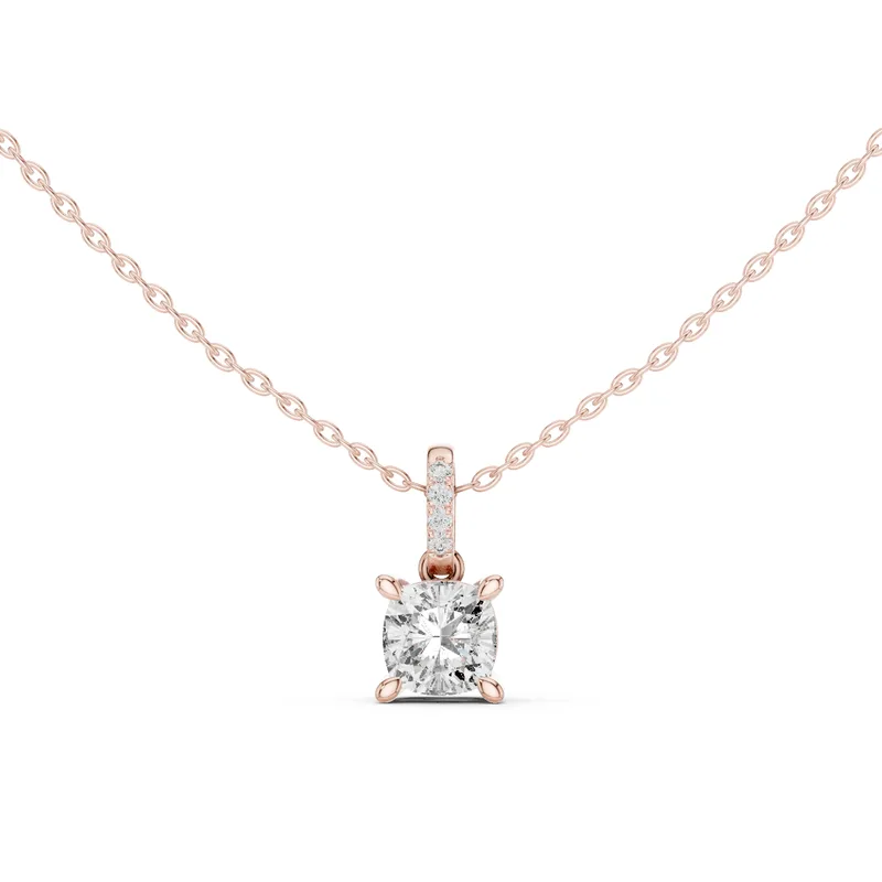 18K Gold Cushion Diamond Cluster Necklace – 1.576 ct (GPD-0071) – Necklaces by Ivanka & Co