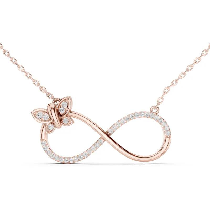 18K Gold Round Diamond Pavé Necklace – 0.252 ct (GPD-0072) – Necklaces by Ivanka & Co