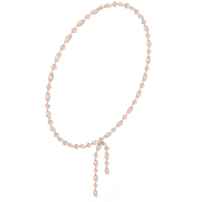 18K Gold Diamond Pavé Necklace – 10.43 ct (SBWN-13-) – Necklaces by Ivanka & Co