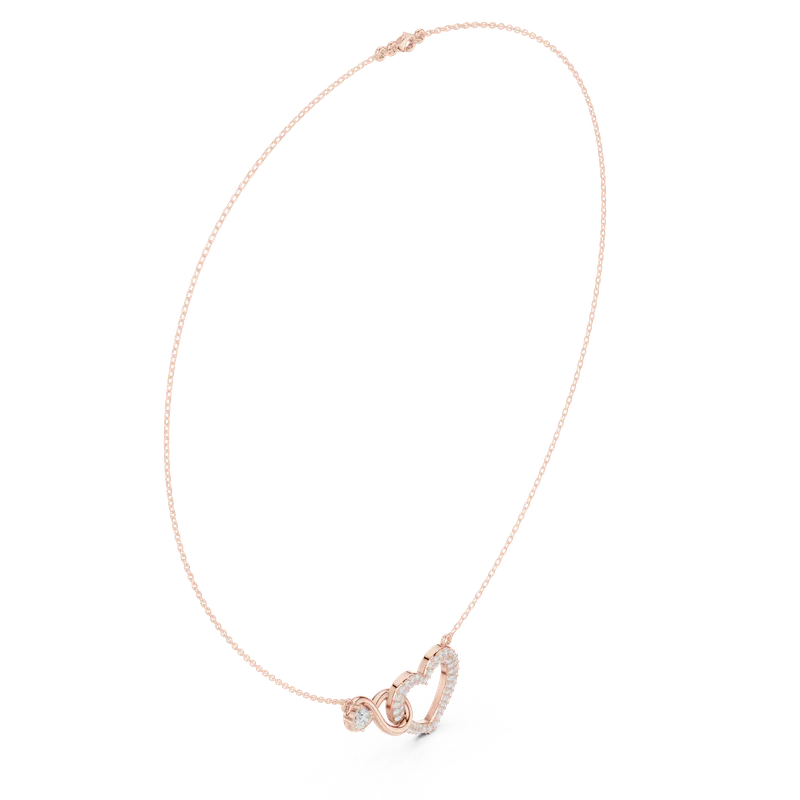 18K Gold Round Diamond Pavé Necklace – 0.877 ct (SBWN-18-) – Necklaces by Ivanka & Co