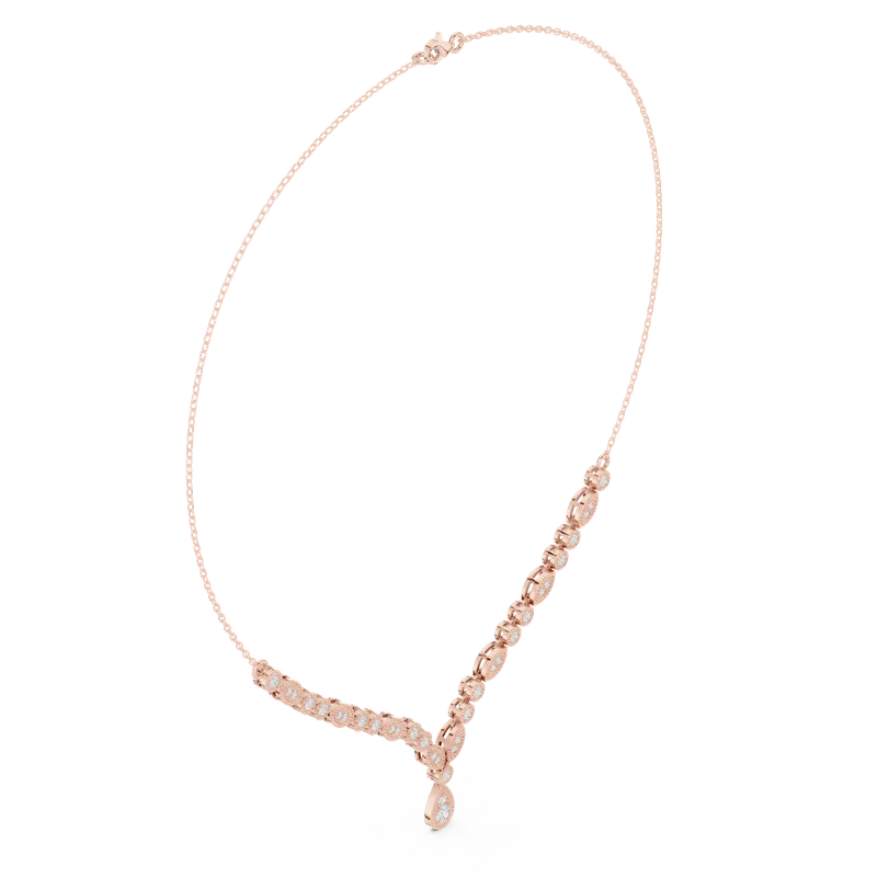 18K Gold Round Diamond Pavé Necklace – 1.142 ct (SBWN-2-) – Necklaces by Ivanka & Co