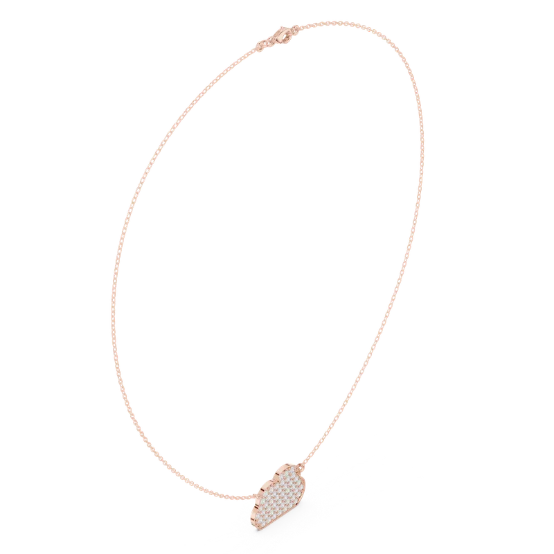 18K Gold Round Diamond Pavé Necklace – 1.64 ct (SBWN-23-) – Necklaces by Ivanka & Co