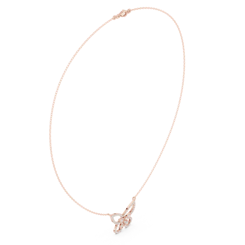 18K Gold Round Diamond Pavé Necklace – 0.73 ct (SBWN-25-) – Necklaces by Ivanka & Co