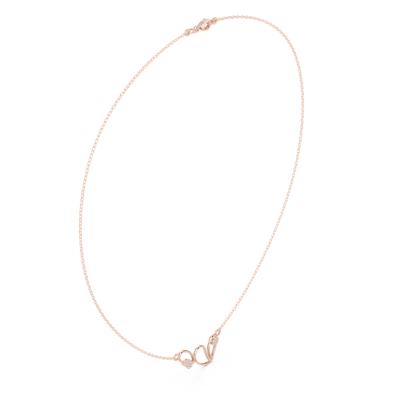 18K Gold Round Diamond Pavé Necklace – 0.09 ct (SBWN-27-) – Necklaces by Ivanka & Co