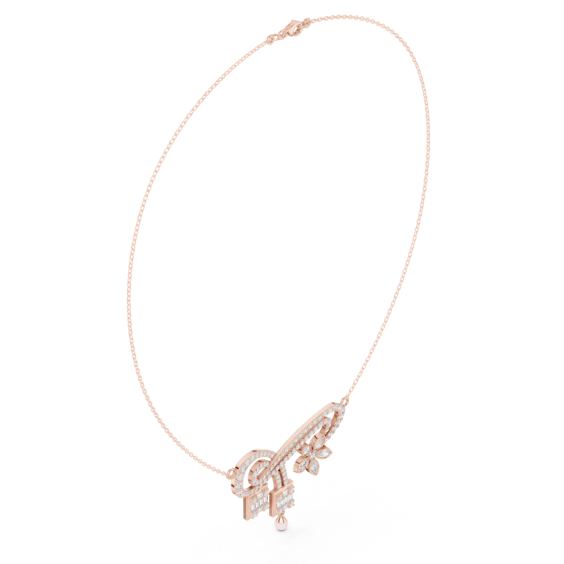 18K Gold Diamond Pavé Necklace – 3.011 ct (SBWN-29-) – Necklaces by Ivanka & Co