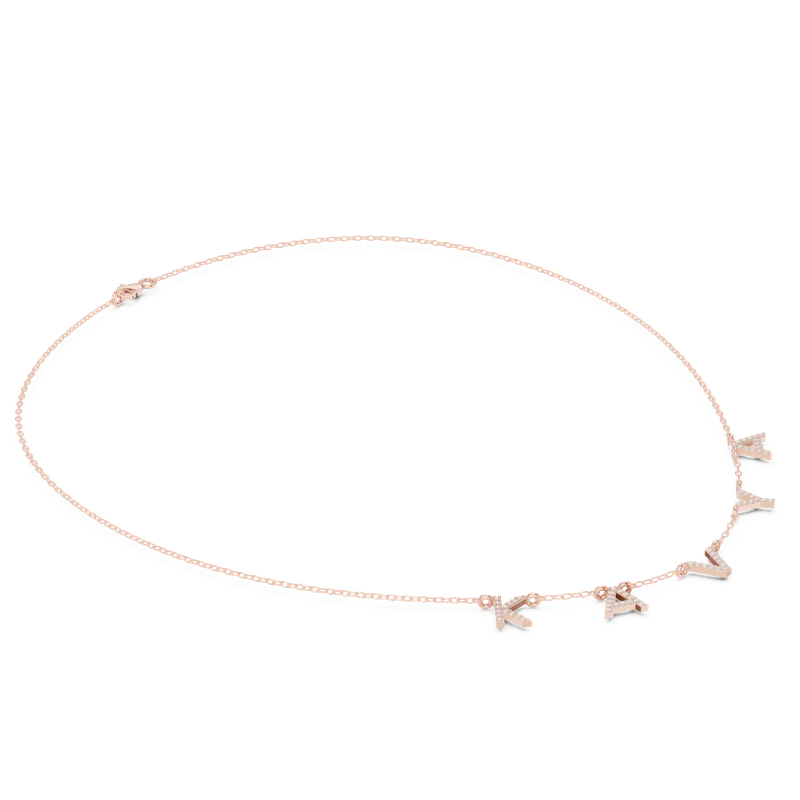 18K Gold Round Diamond Pavé Necklace – 0.31 ct (SBWN-30-) – Necklaces by Ivanka & Co