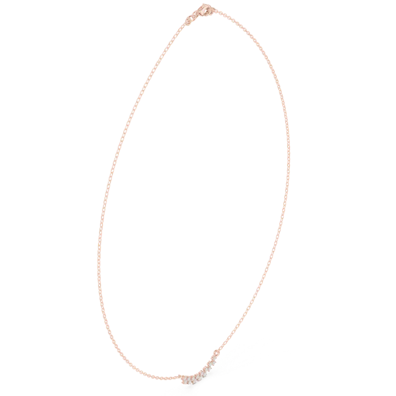 18K Gold Round Diamond Pavé Necklace – 0.225 ct (SBWN-32-) – Necklaces by Ivanka & Co