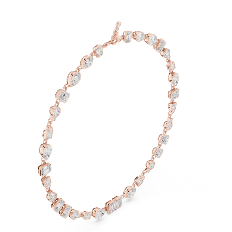 18K Gold Diamond Pavé Necklace – 5.49 ct (SBWN-43-) – Necklaces by Ivanka & Co