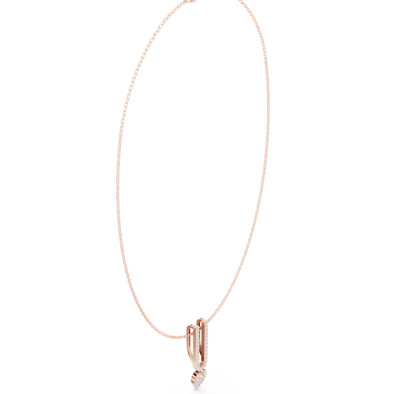 18K Gold Round Diamond Pavé Necklace – 0.437 ct (SBWN-47-) – Necklaces by Ivanka & Co