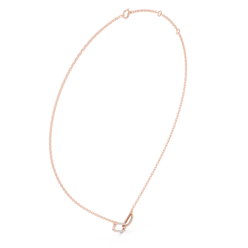 18K Gold Round Diamond Pavé Necklace – 0.3 ct (SBWN-50-) – Necklaces by Ivanka & Co