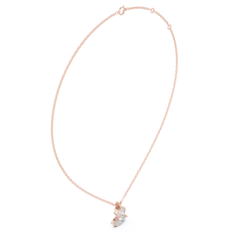 18K Gold Diamond Cluster Necklace – 0.11 ct (SBWN-55-) – Necklaces by Ivanka & Co